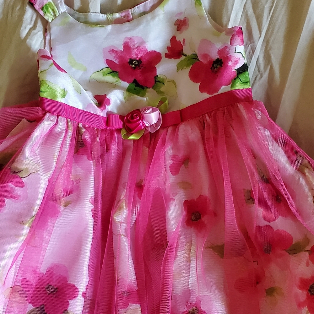 Beautiful 4T little girls holiday editions dress.